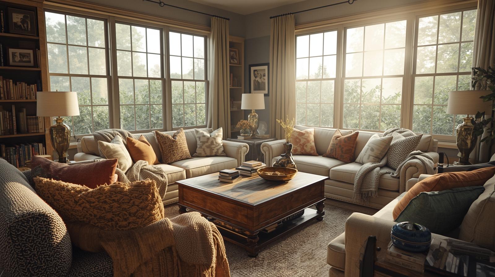 Inviting living room