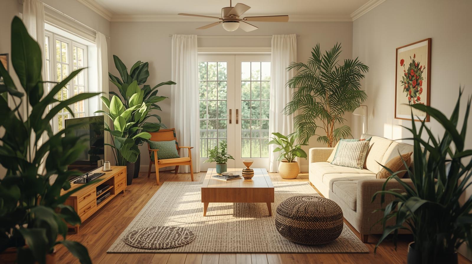 Beautiful, organized, peaceful home interior