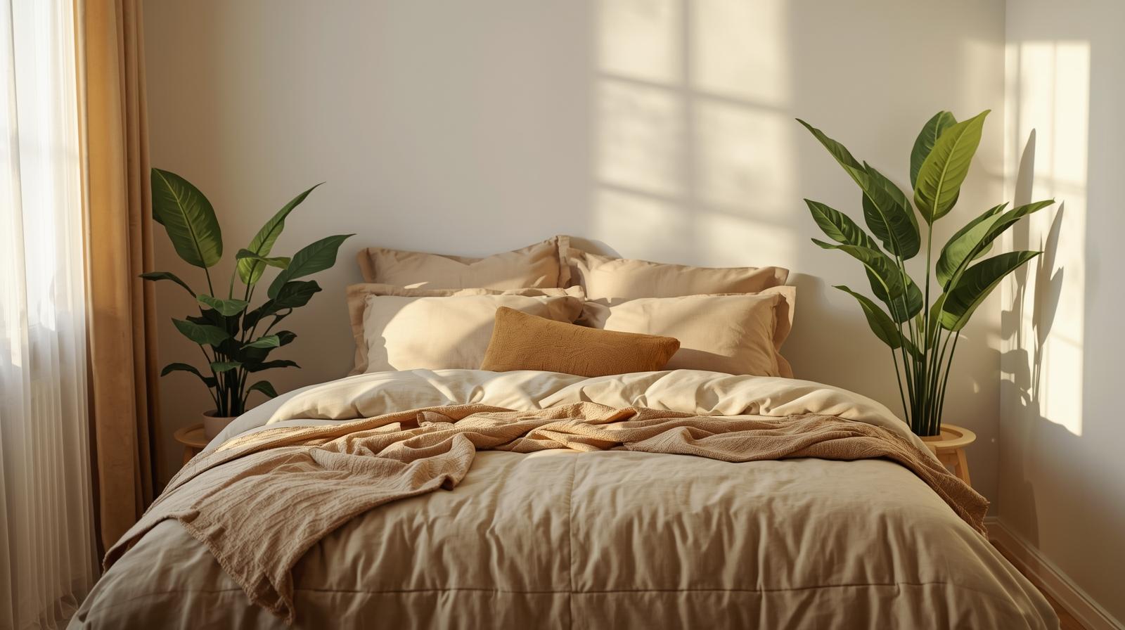 Peaceful bedroom